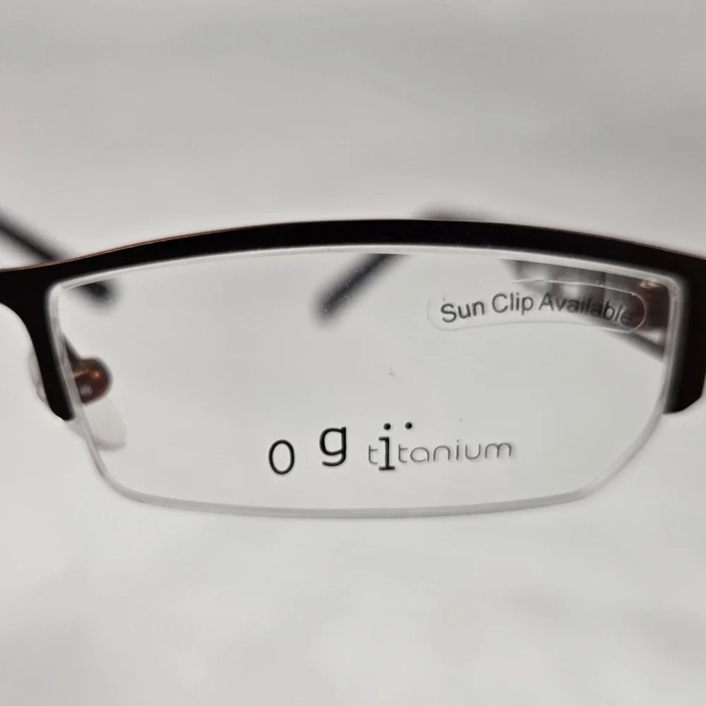 Ogi Titanium Eyeglasses Frames Germany Semi Rimless Designer‎ 49-19-135 New
